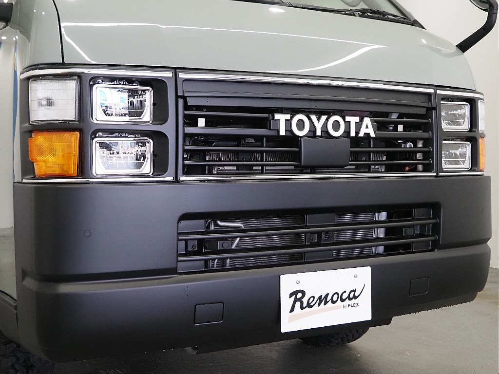 【Renoca　CoastLines/R6年式/ハイエースバン/ガソリン2WD】大人気角目4灯をLEDにて贅沢インストール♪【全国納車可能】