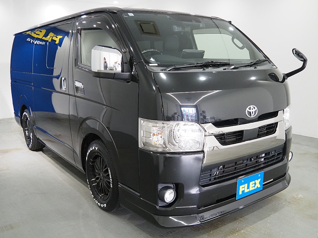 【R3年式/ハイエースバンガソリン/2.0L/DARKPRIMEⅡ】FLEXユーザー様買取直販【全国納車可能】
