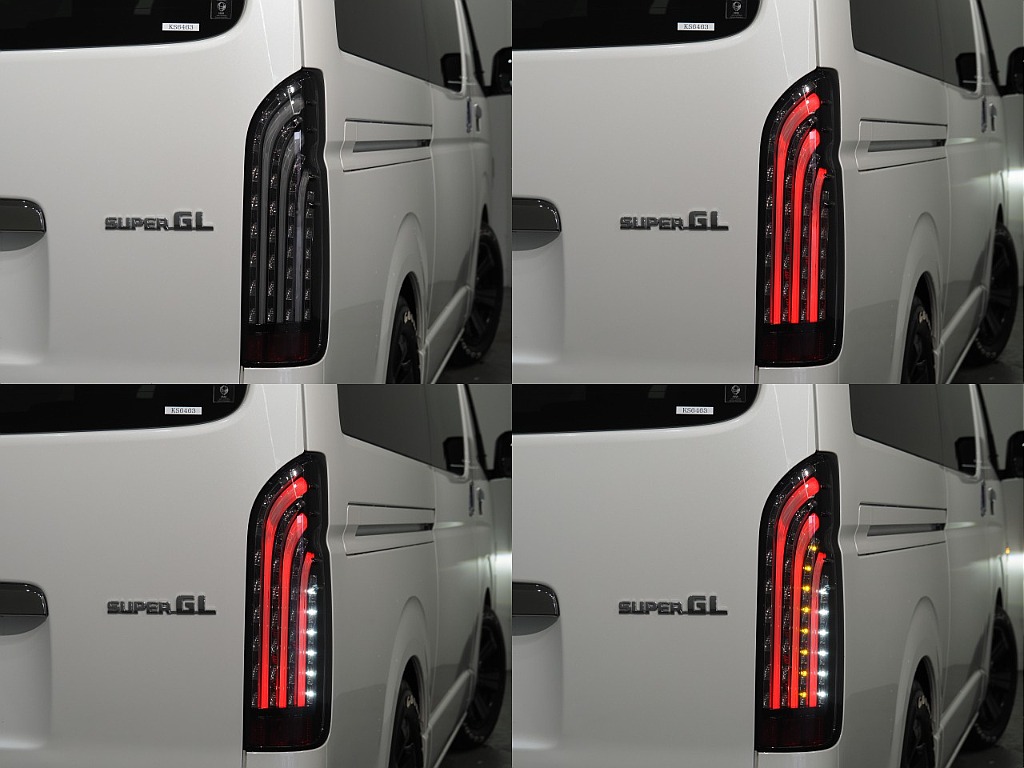 【R４年式/ハイエースバン/DARKPRIMEⅡ/フローリング施工】リア5面カーテン♪【全国納車可能】