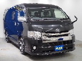 【H30年式/ハイエースワイドバン/ガソリン2.7L4WD/両側小窓付き】フローリング×ベッドキッド