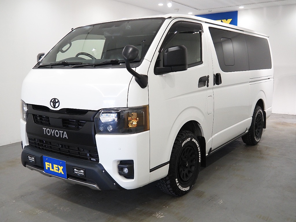 【7型/ワンオーナー/DARKPRIMEⅡディーゼル4WD】跳ね上げベットキット＆フローリング施工♪【全国納車可能】