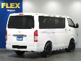 【R8年式/ハイエースバン/ガソリン2WD/DARKPRIMEⅡ】FLEXオリジナルパーツ多数！【全国納車可能】