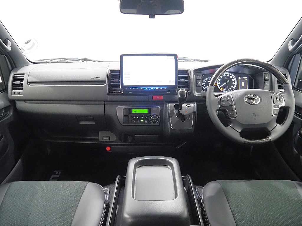 【R8年式/ハイエースバン/ガソリン2WD/DARKPRIMEⅡ】FLEXオリジナルパーツ多数！【全国納車可能】