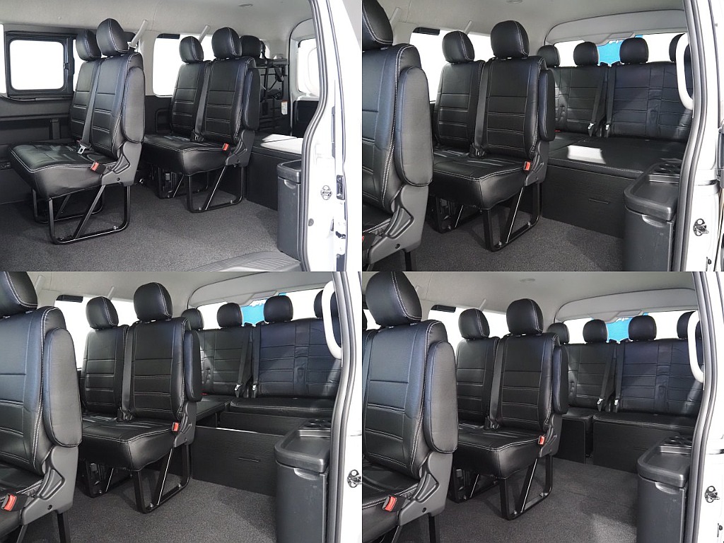 【新型/ハイエースワゴンGL/2WD/Bi-beam LEDヘッドランプ】スタンダード配列♪【全国納車可能】