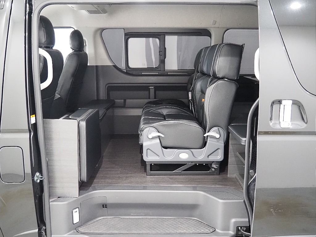 【R6年/新品内装架装necross/ワゴンGL/フローリング施工】フルフラットベッドで車中泊可能♪【全国納車可能】