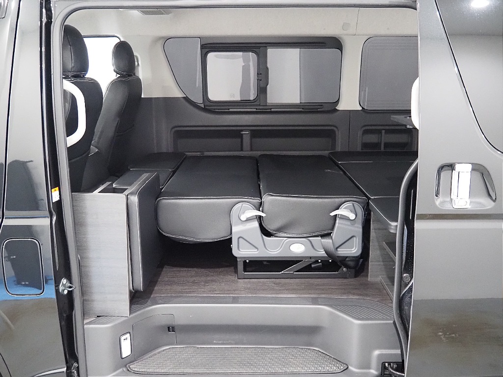 【R6年/新品内装架装necross/ワゴンGL/フローリング施工】フルフラットベッドで車中泊可能♪【全国納車可能】