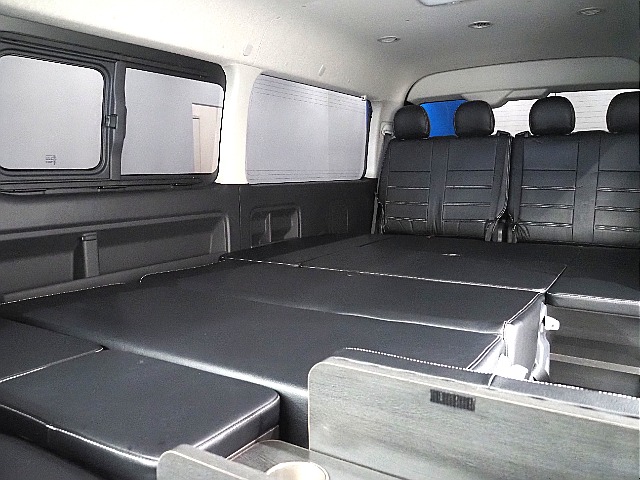 【R6年/新品内装架装necross/ワゴンGL/フローリング施工】フルフラットベッドで車中泊可能♪【全国納車可能】