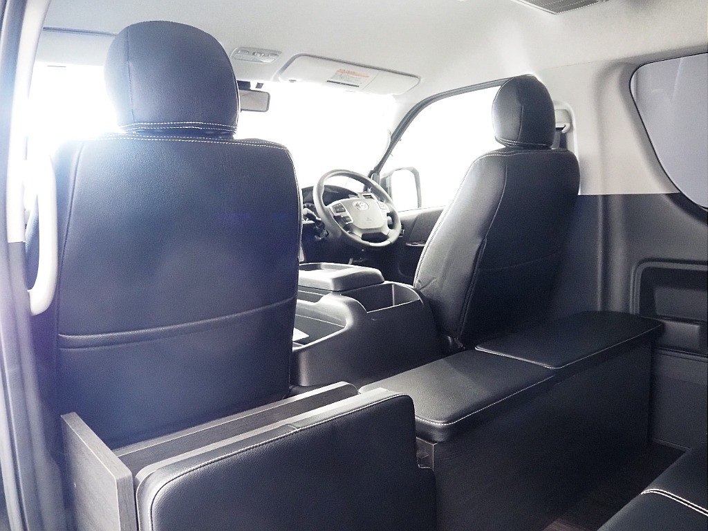 【R6年/新品内装架装necross/ワゴンGL/フローリング施工】フルフラットベッドで車中泊可能♪【全国納車可能】