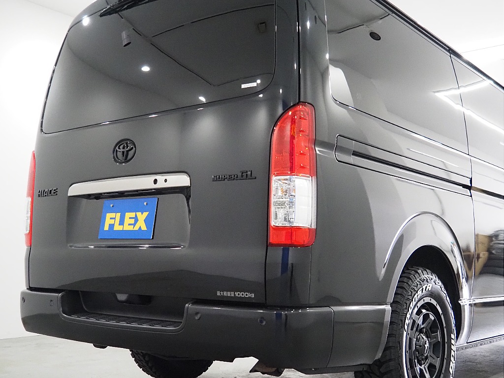 【R3年式/ハイエースバン/ガソリン/DARKPRIMEⅡ/4ナンバー】両側パワースライドドア【全国納車可能】