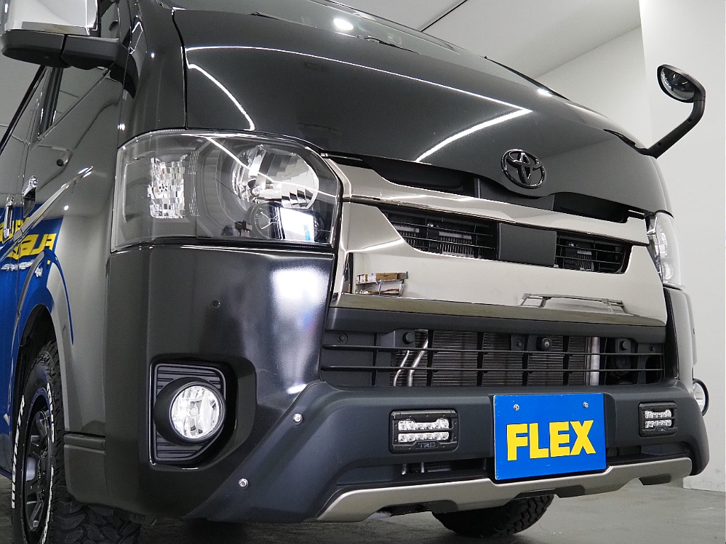 【R3年式/ハイエースバン/ガソリン/DARKPRIMEⅡ/4ナンバー】両側パワースライドドア【全国納車可能】