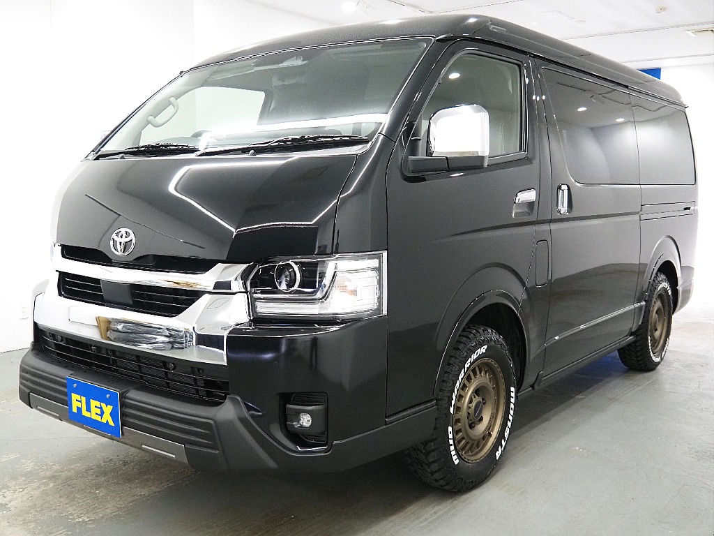 【新車/MCハイエース/ワゴンGL/4WD/スタンダード配列】純正フリップダウンモニター【全国納車可能】