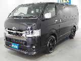 【新車/ハイエースバン/ディーゼル2WD/小窓付き両側手動ドア/DARKPRIMEⅡ】ハイエース名古屋店在庫車両【全国納車可能】