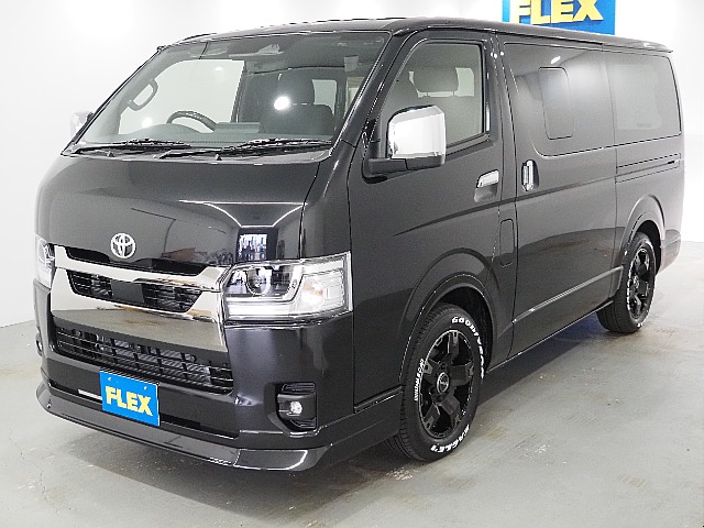 【新車/ハイエースバン/ディーゼル2WD/小窓付き両側手動ドア/DARKPRIMEⅡ】ハイエース名古屋店在庫車両【全国納車可能】