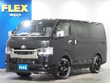 【新車/ハイエースバン/ディーゼル2WD/小窓付き両側手動ドア/DARKPRIMEⅡ】ハイエース名古屋店在庫車両【全国納車可能】