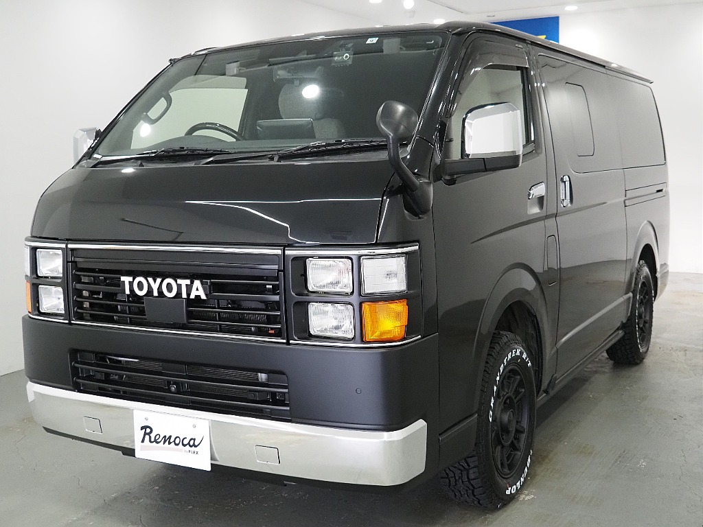 【Renoca　CoastLines/R4年式/ハイエースバン/ディーゼル4WD】大人気角目4灯をインストール♪【全国納車可能】