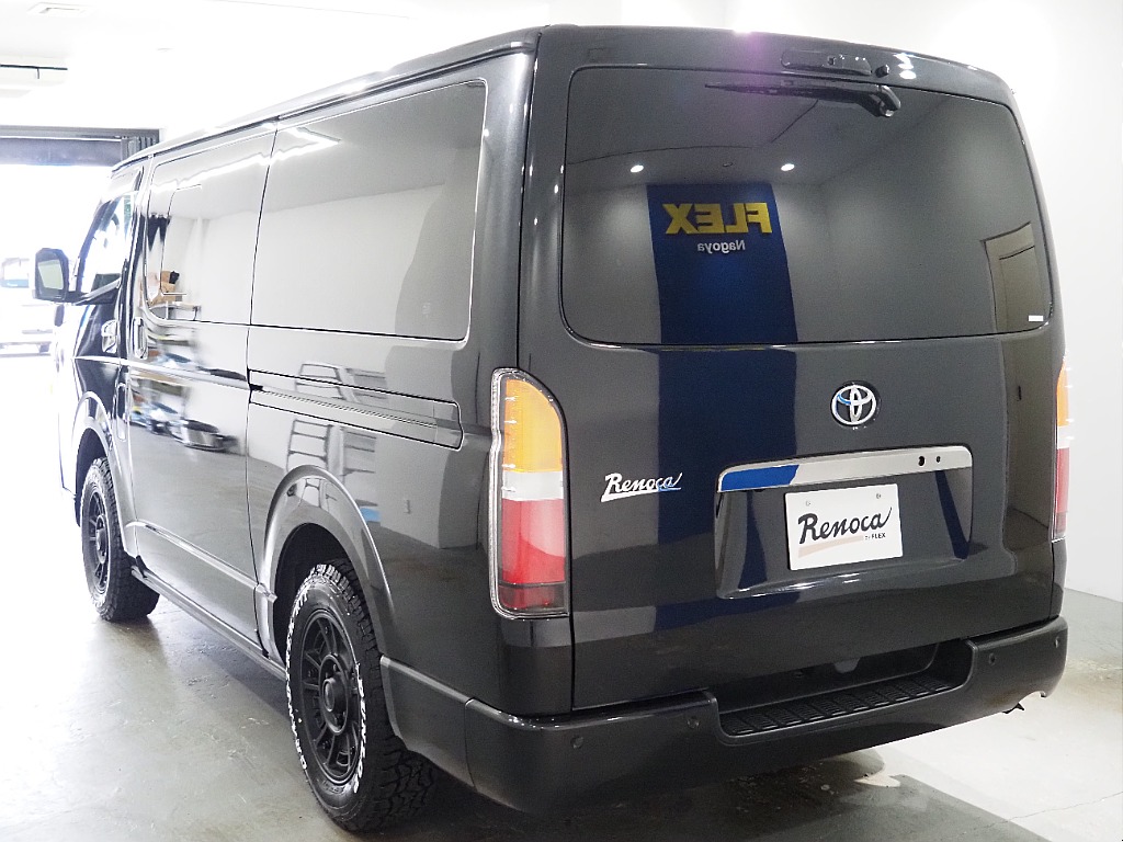 【Renoca　CoastLines/R4年式/ハイエースバン/ディーゼル4WD】大人気角目4灯をインストール♪【全国納車可能】
