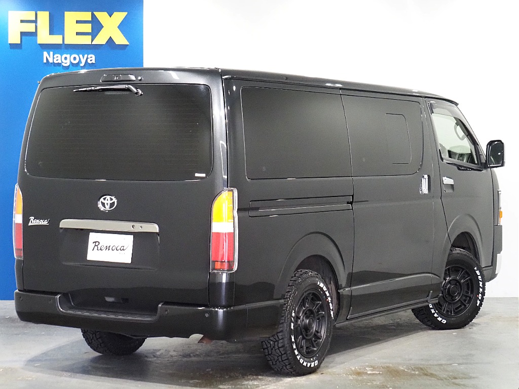 【Renoca　CoastLines/R4年式/ハイエースバン/ディーゼル4WD】大人気角目4灯をインストール♪【全国納車可能】