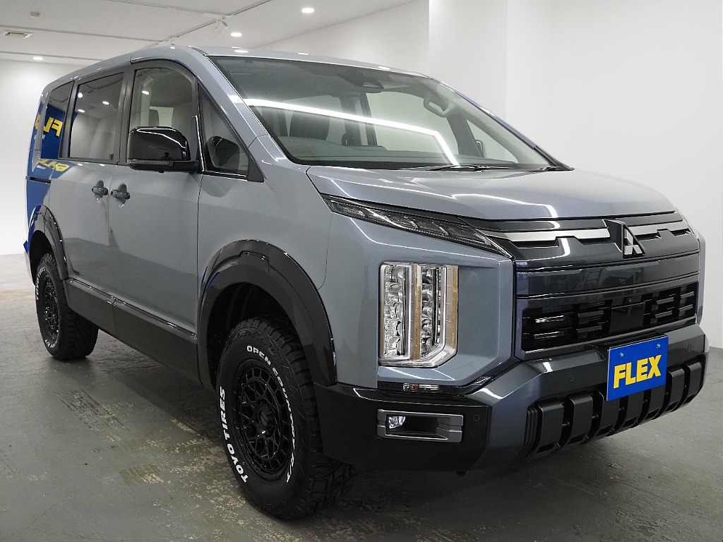 【新車/MCチェンジモデルデリカ/ディーゼル/4WD】新色車両をベースにリフトアップカスタム♪【全国納車可能】