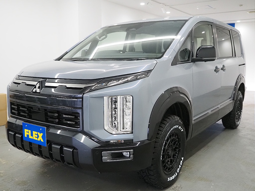 【新車/MCチェンジモデルデリカ/ディーゼル/4WD】新色車両をベースにリフトアップカスタム♪【全国納車可能】