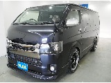 【H28年式/3.0Lディーゼル/ハイエースバン/両側小窓付き】ローダウン×新品タイヤ付き！【全国納車可能】