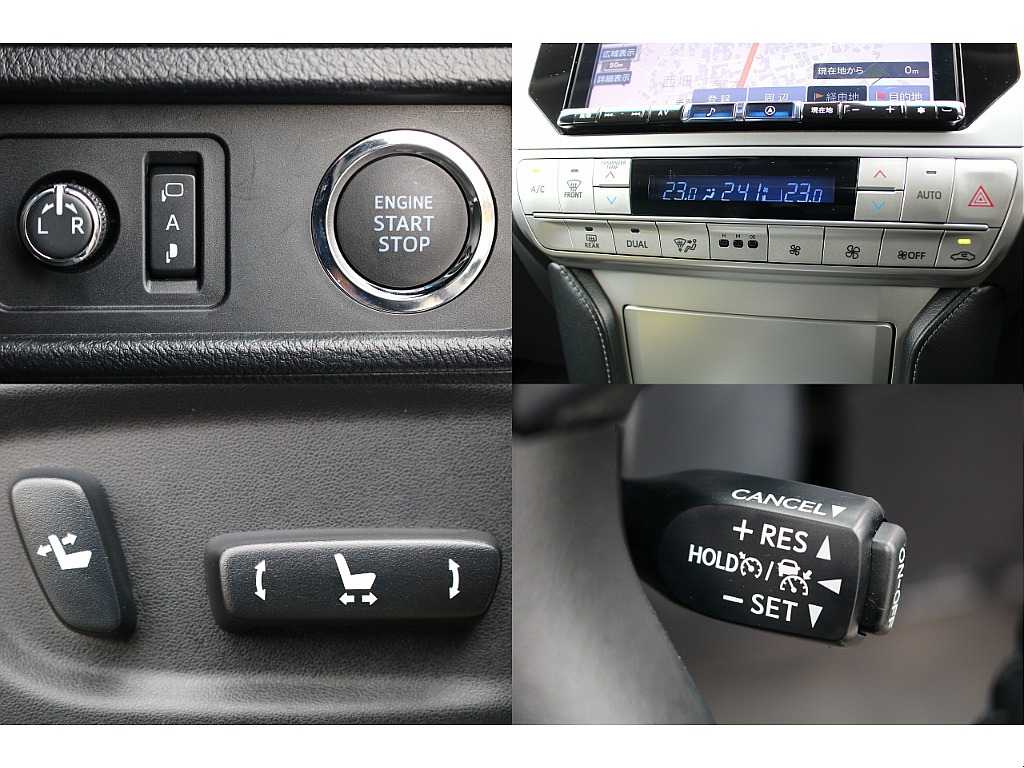 車間距離を保ちながら自動で追従走行するレーダークルーズコントロール（ブレーキ制御付）が装備されてます！長距離ドライブの疲労を軽減できます！