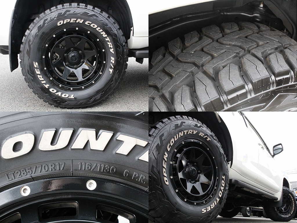 トライアルファレオウィングXRホイール×オープンカントリー(LT285/70/R17)になります！
