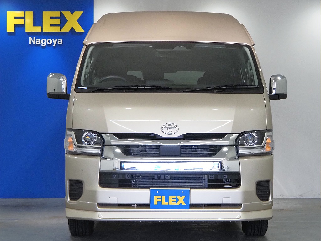 【9型/新型ハイエース/グランドキャビン/ガソリン2WD】10名乗車！FLEXカスタム充実♪【全国納車可能】