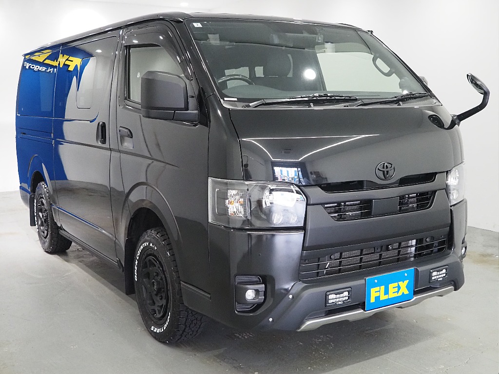 【R6年式/ハイエースバン/DARKPRIMEⅡ/ディーゼル4WD】オフロード×BLACKEDITION【全国納車可能】
