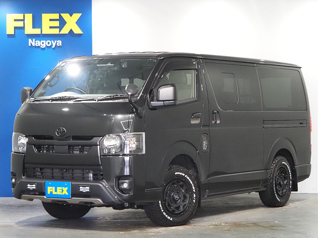 【R6年式/ハイエースバン/DARKPRIMEⅡ/ディーゼル4WD】オフロード×BLACKEDITION【全国納車可能】