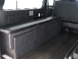 【新車ハイエースバン/DARKPRIMEⅡ/Ver4ベッドキッド×エレコ】フローリング施工♪【全国納車可能】
