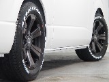 【新車ハイエースバン/DARKPRIMEⅡ/Ver4ベッドキッド×エレコ】フローリング施工♪【全国納車可能】