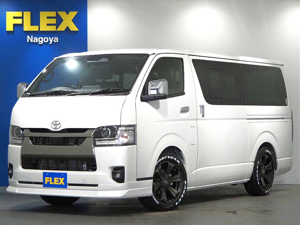 【新車ハイエースバン/DARKPRIMEⅡ/Ver4ベッドキッド×エレコ】フローリング施工♪【全国納車可能】
