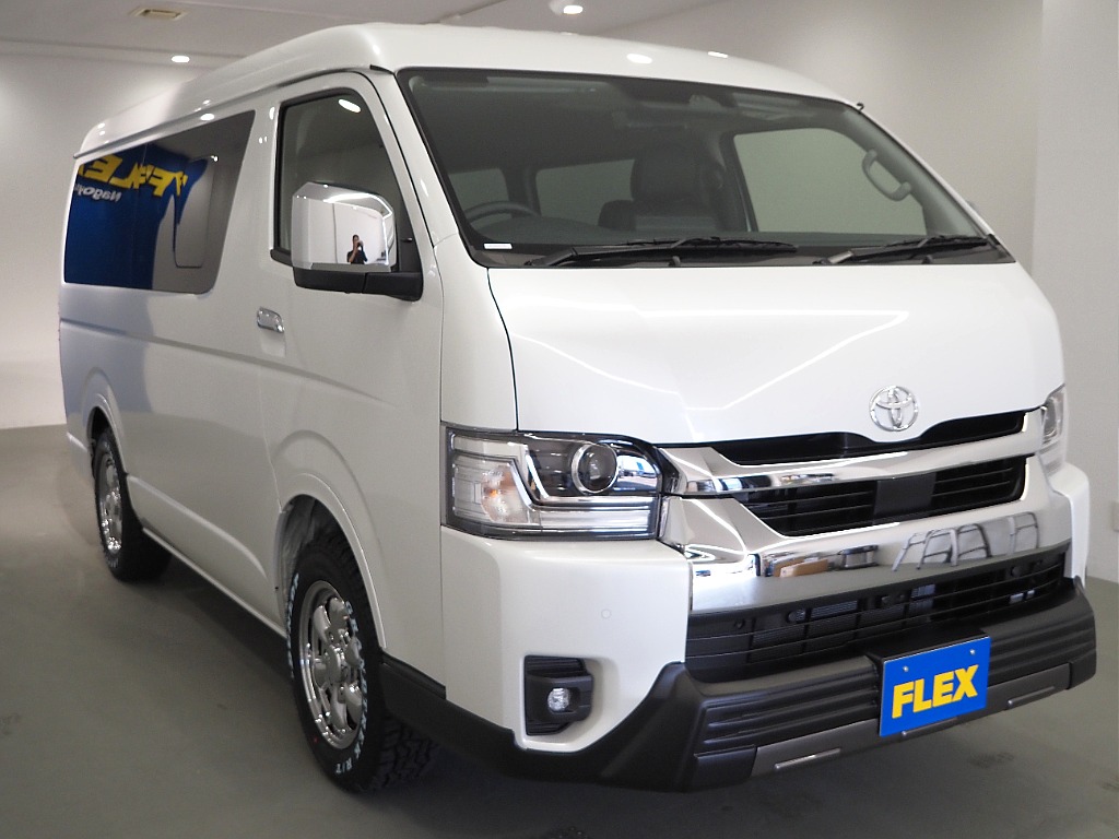 【新車/ハイエースワゴンGL/4WD/スタンダード配列】新作ホイールインストール【全国納車可能】