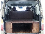 【新車/ハイエースバン/アースカラーベージュ/KNOT　RECORDS】Ver4ベッドキッド【全国納車可能】