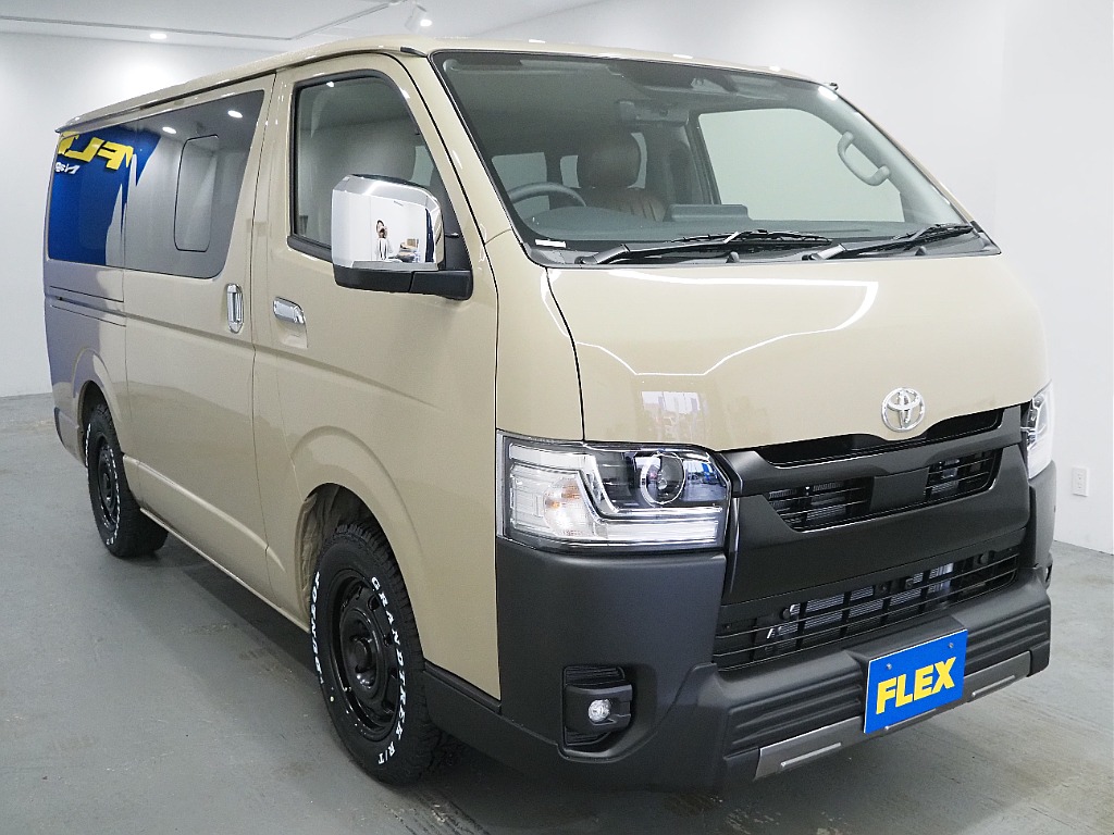 【新車/ハイエースバン/アースカラーベージュ/KNOT　RECORDS】Ver4ベッドキッド【全国納車可能】