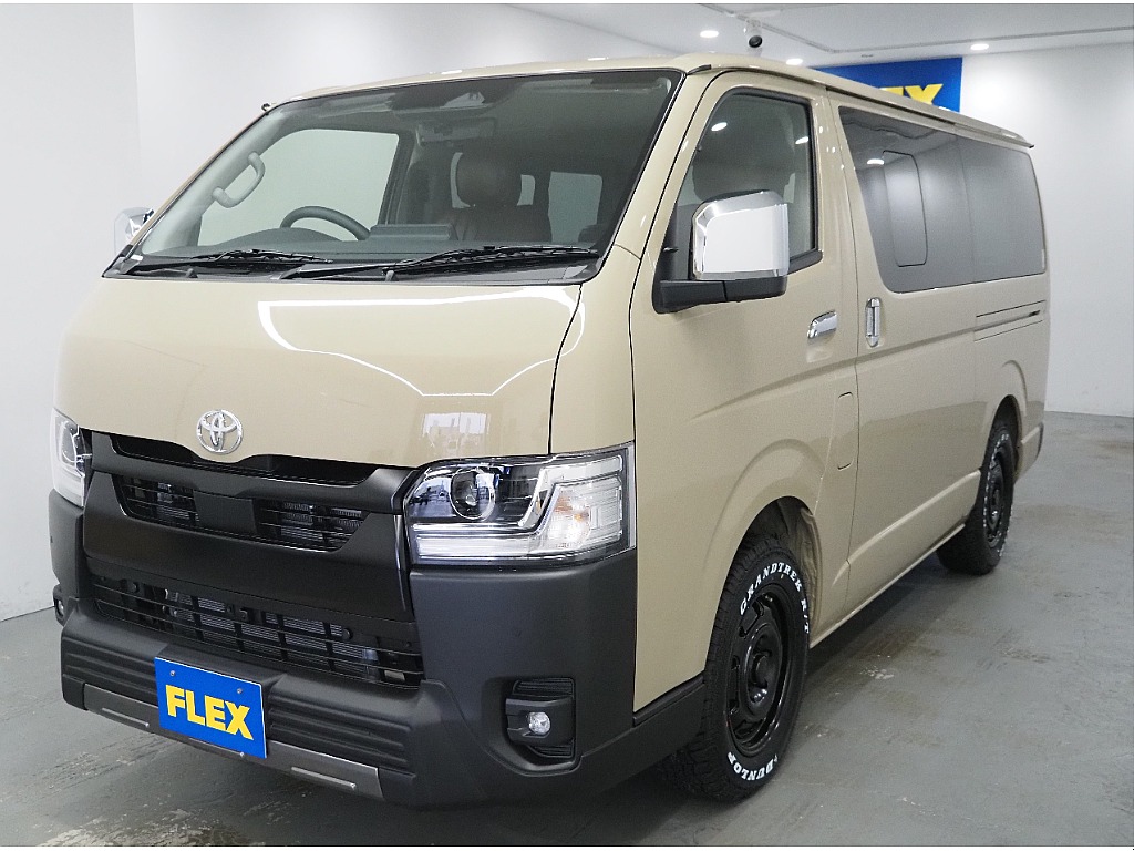 【新車/ハイエースバン/アースカラーベージュ/KNOT　RECORDS】Ver4ベッドキッド【全国納車可能】