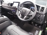 【新車ハイエースワゴンGL/FLEX内装架装Ver1/2WD】収納可能なハーフベッドキッド！【全国納車可能】