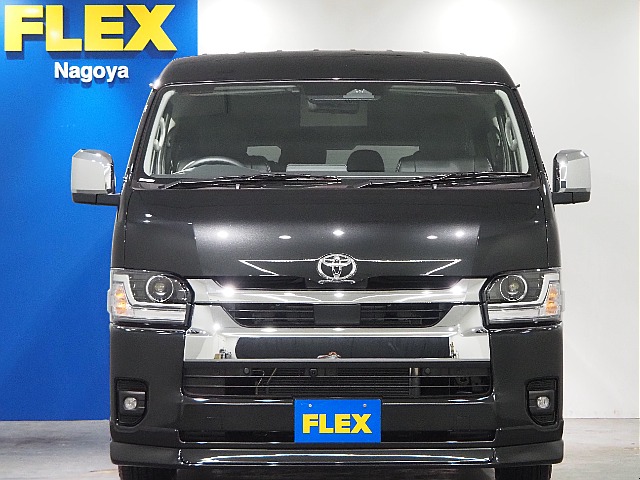 【新車ハイエースワゴンGL/FLEX内装架装Ver1/2WD】収納可能なハーフベッドキッド！【全国納車可能】