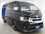 【新車ハイエースワゴンGL/FLEX内装架装Ver1/2WD】収納可能なハーフベッドキッド！【全国納車可能】
