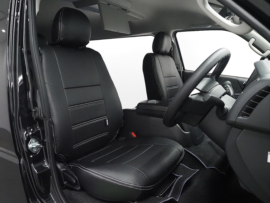 【新車ハイエースワゴンGL/FLEX内装架装Ver1/2WD】収納可能なハーフベッドキッド！【全国納車可能】