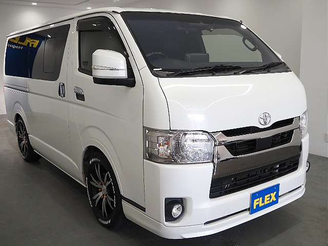 【R3年式/ハイエースバン/ディーゼル2WD/DARKPRIMEⅡ】外装には充実カスタム♪【全国納車可能】