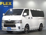 【R3年式/ハイエースバン/ディーゼル2WD/DARKPRIMEⅡ】外装には充実カスタム♪【全国納車可能】
