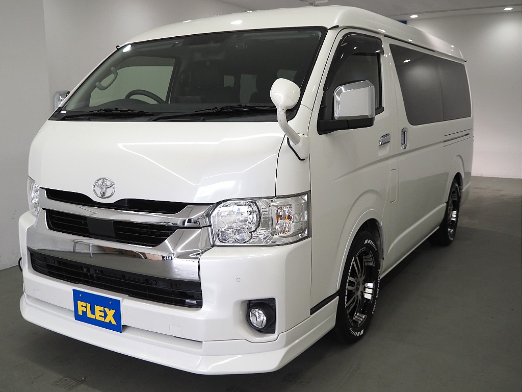 【R３年式/ハイエースワゴンGL/２WD/2.7Lガソリン/スタンダード配列】FLEXカスタム【全国納車可能】