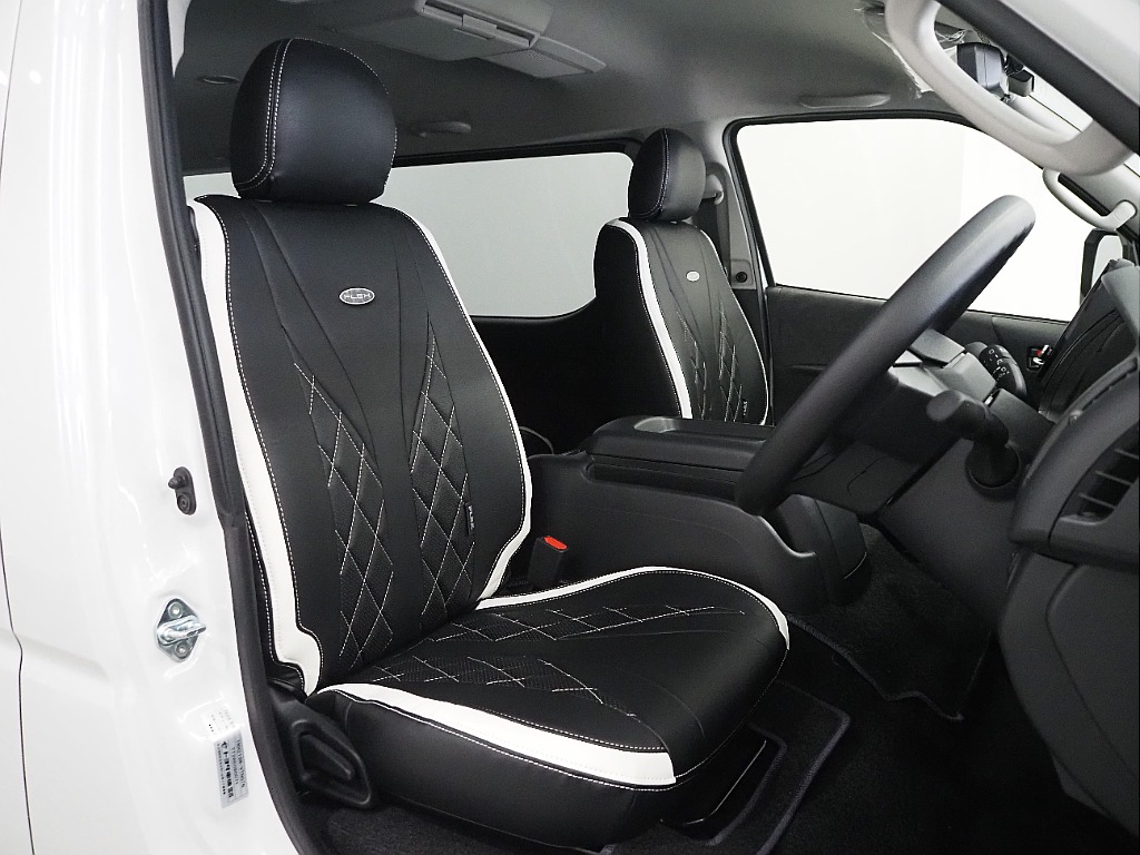 【新車/ハイエースワゴンGL/ファインテックツアラー/4WD/キャプテンシート】オリジナルシートカバー【全国納車可能】