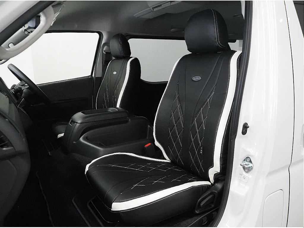 【新車/ハイエースワゴンGL/ファインテックツアラー/4WD/キャプテンシート】オリジナルシートカバー【全国納車可能】
