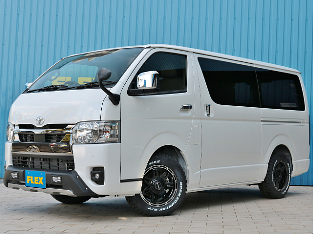 未登録新車！ディーゼル両側自動ドア付き！【ＦＬＥＸ床張り＆フリップアップベッドカスタム】内外装カスタム！キャンプやトランポとしても活躍の１台！全国販売大歓迎！