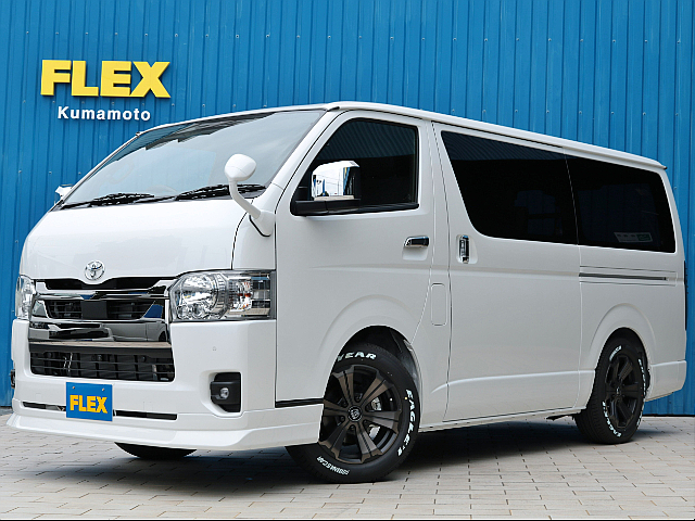 新車７型！特別仕様車　ダークプライムⅡ　ディーゼル　両側パワースライド付き入庫致しました！【ＦＬＥＸカスタムパッケージ】外装メインに人気仕様のカスタムでお届けします！