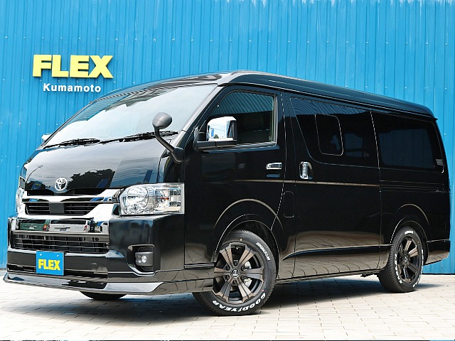 新車７型！ダークプライムⅡワイドディーゼル！スライドドア小窓付き車両入庫致しました！ＦＬＥＸカスタムでお届けします！