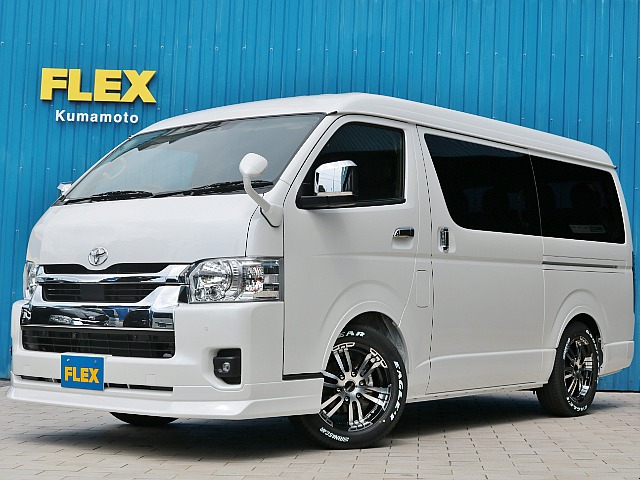 新車７型！【ナビ・フリップダウンモニター＆ＦＬＥＸカスタムパッケージ】純正内装車をベースにカスタムを施しました♪パノラミックビューモニター付き！