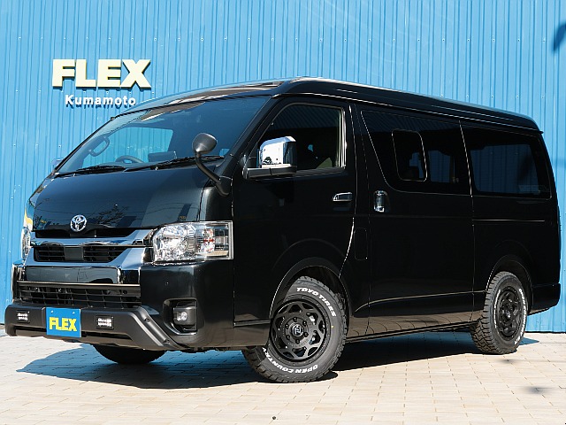 新車７型！アルパイン１１インチフローティングナビ＆ＨＤＭＩポート付き！ダークプライムⅡワイドディーゼル２ＷＤ！スライドドア小窓付き！ＦＬＥＸカスタムでお届けします！